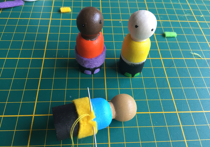 Sint pieten peg dolls 21
