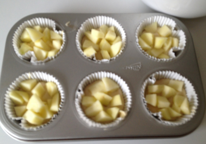 Appel toffee muffin 13