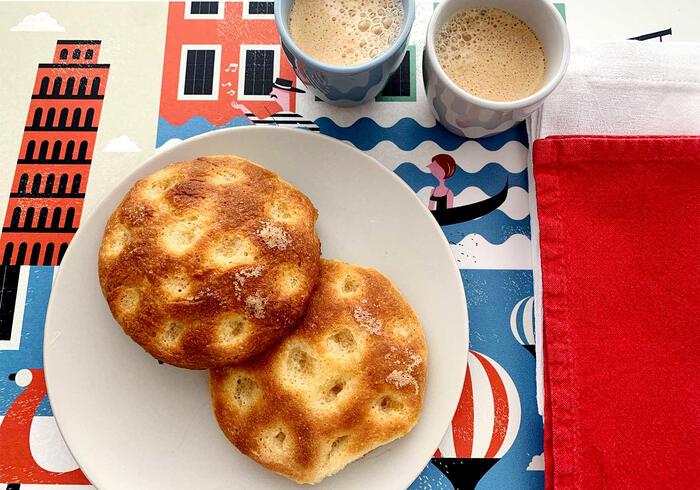 Zoete mini focaccia broodjes homepage