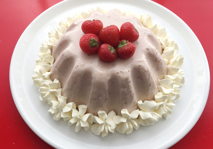 Aardbeien blancmange homepage