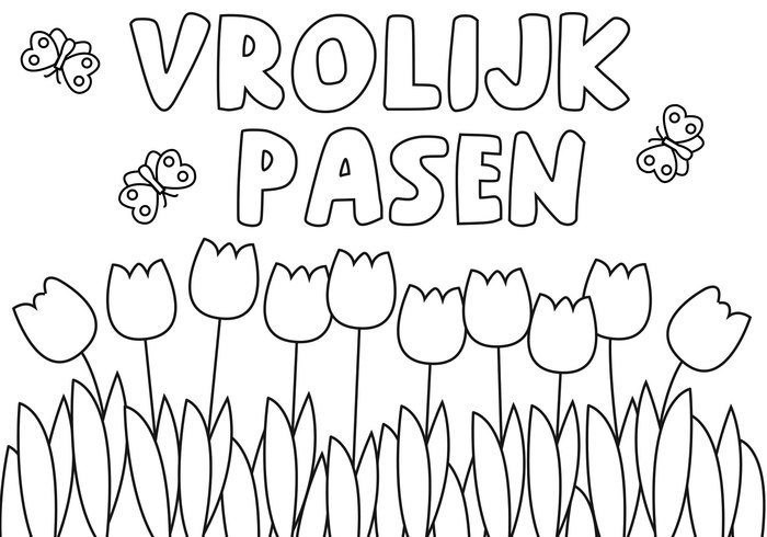 Kleurplaat pasen 2015