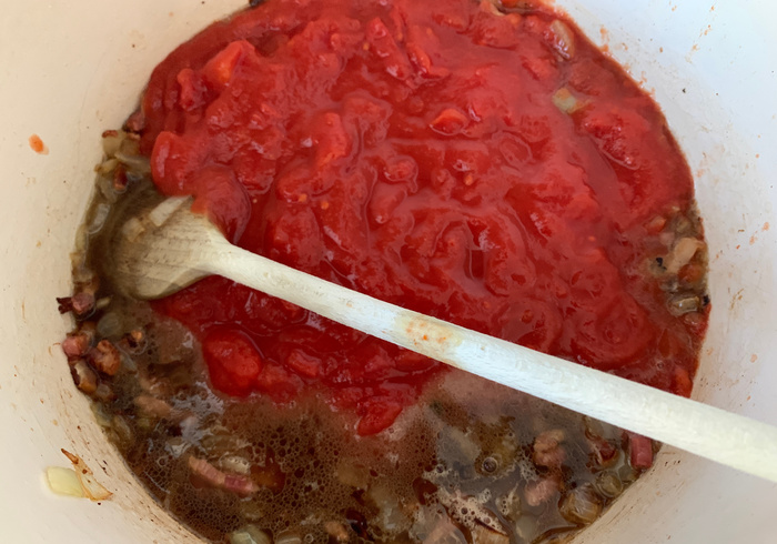 Amatriciana saus 06
