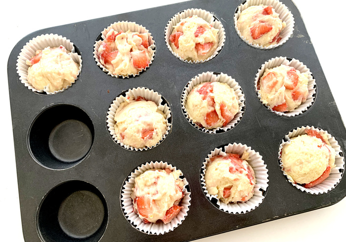 Aardbeien muffins 12