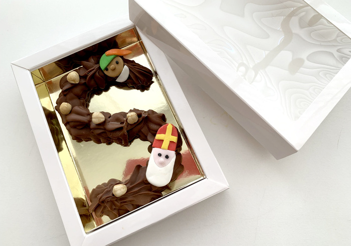 Homemade chocolade letter 19