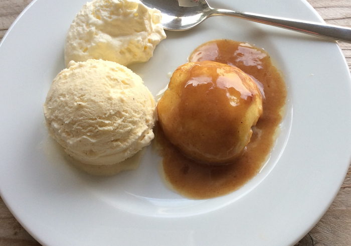Butterscotch apples home
