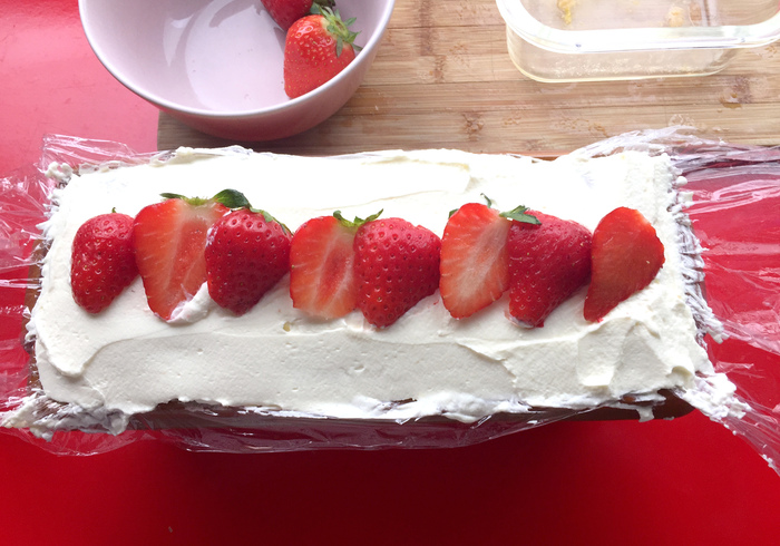 Strawberries cream semifreddo 21