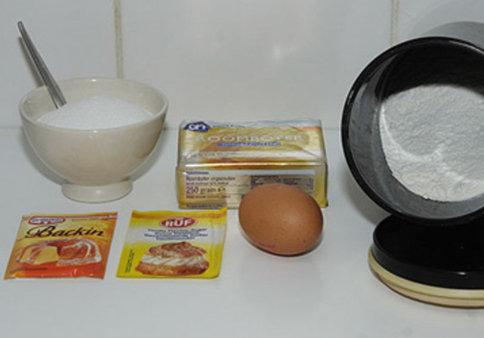 Ingredienten vanillekoekjes