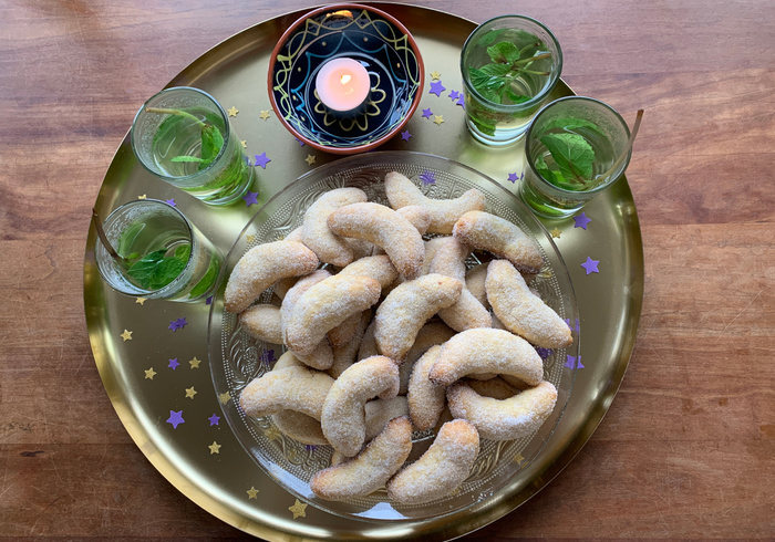 Halve maantjes koekjes sidepicll