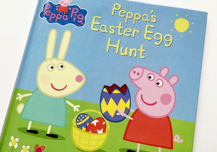 Peppas easter egg hunt sidepic