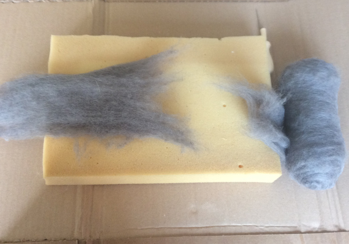Needle felt bunny 01