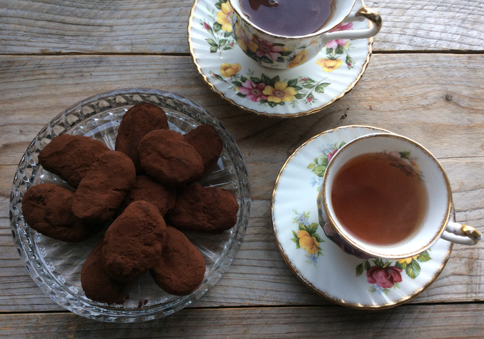 Chocolate truffles home