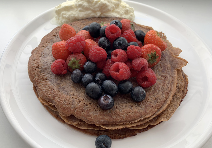 Chocolade pannenkoeken sidepicll