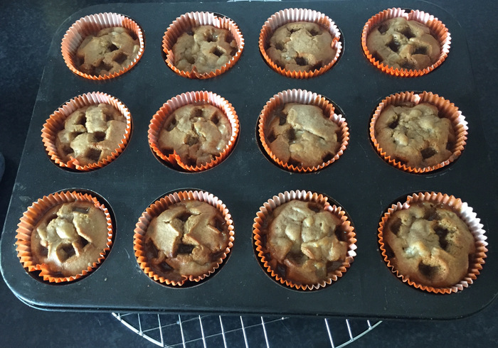 Peer toffee muffins 12
