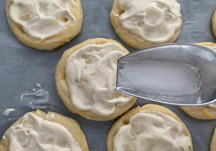 Zoete mini focaccia broodjes 22