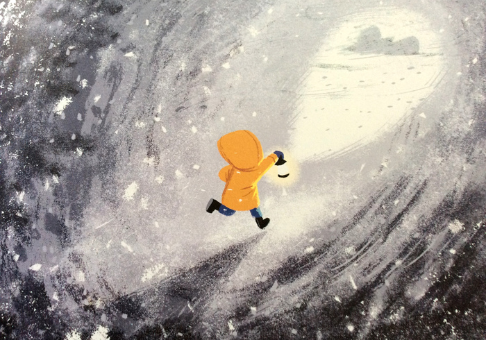 Kleine walvis in de winter 02