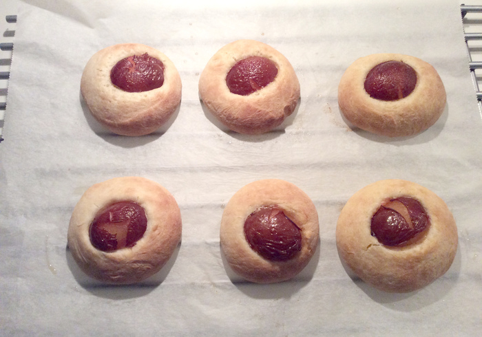 Sticky plum buns 14