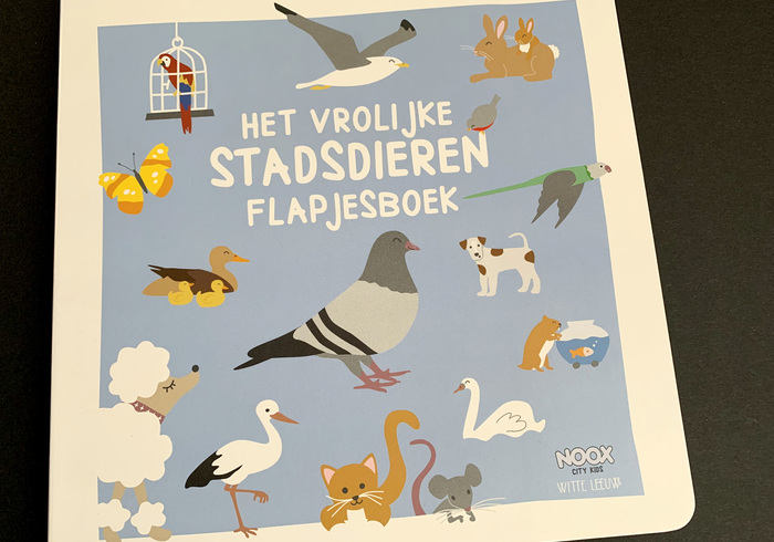 Het vrolijke stadsdieren flapjesboek home