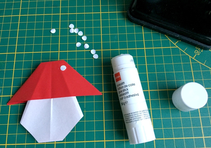 Origami paddenstoel 18