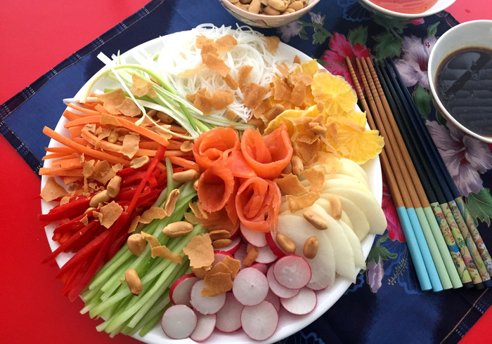 Yusheng prosperity salad 16