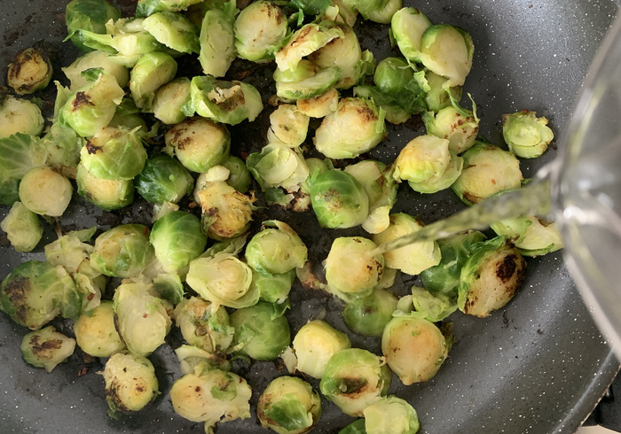 Bacon sprout salad 11
