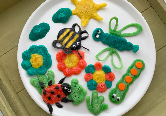 Pancake art jarig homepage