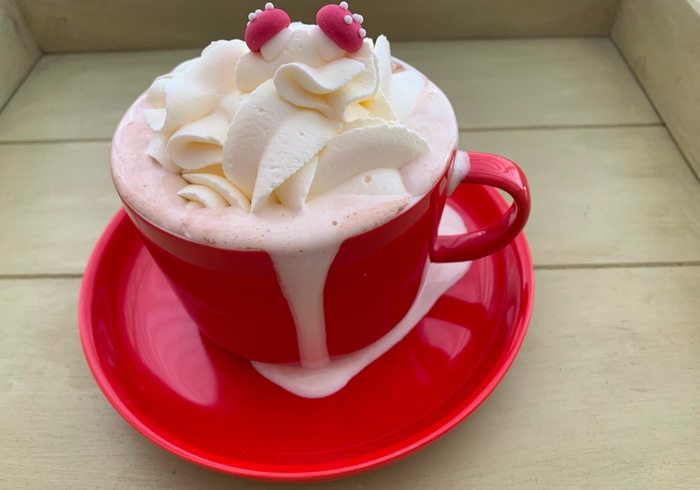 Fancy hot chocolate sidepicll