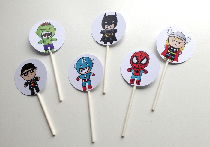 Marvel cupcakes 19