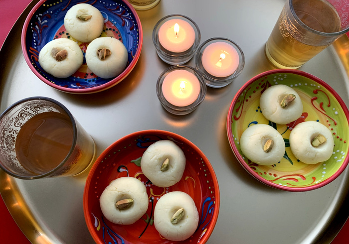Milk peda home