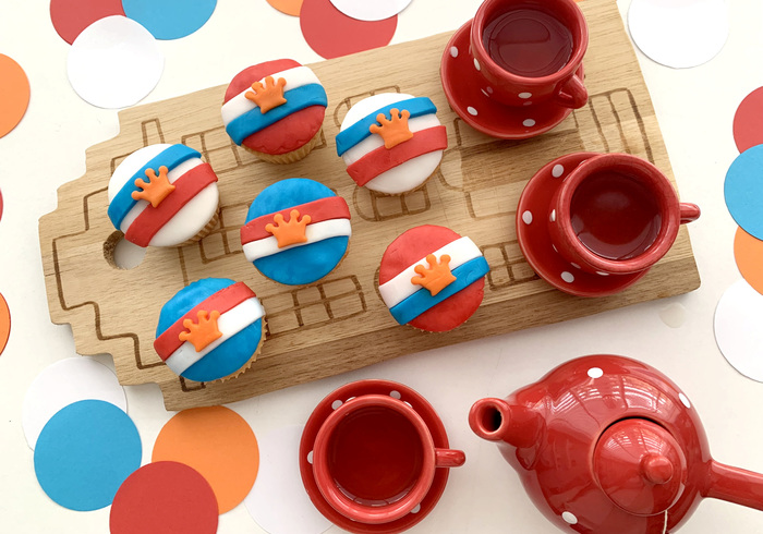 Koninginnedag cupcakes homepage