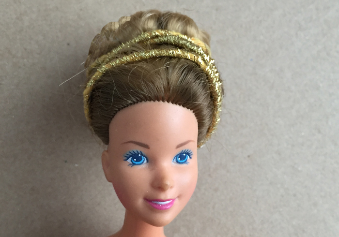 Greek barbie dress sidepicll