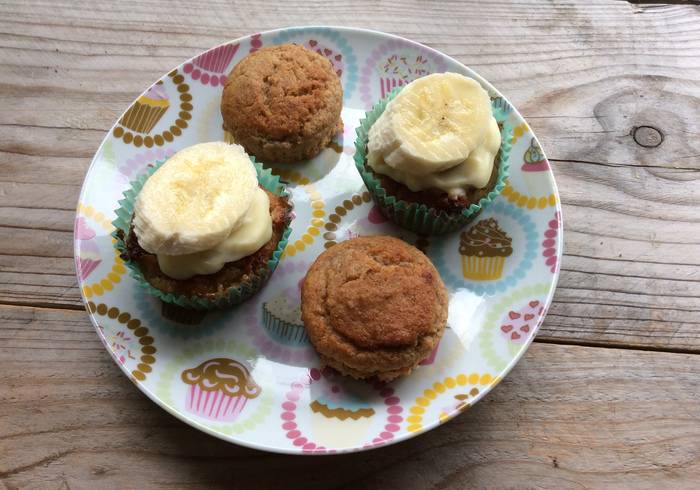 Banana muffins sidell