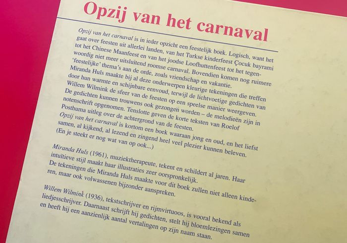 Opzij van het carnaval sidepicll