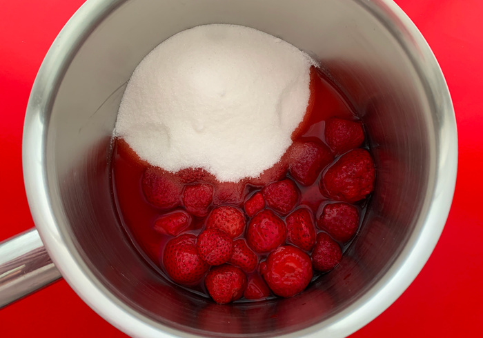 Aardbeien melk 01