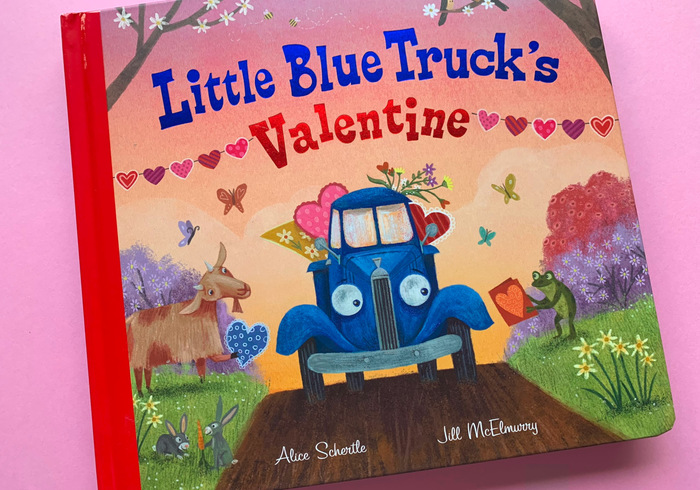 Little blue trucks valentine homepage