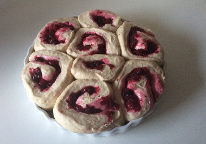 Cranberry buns 22
