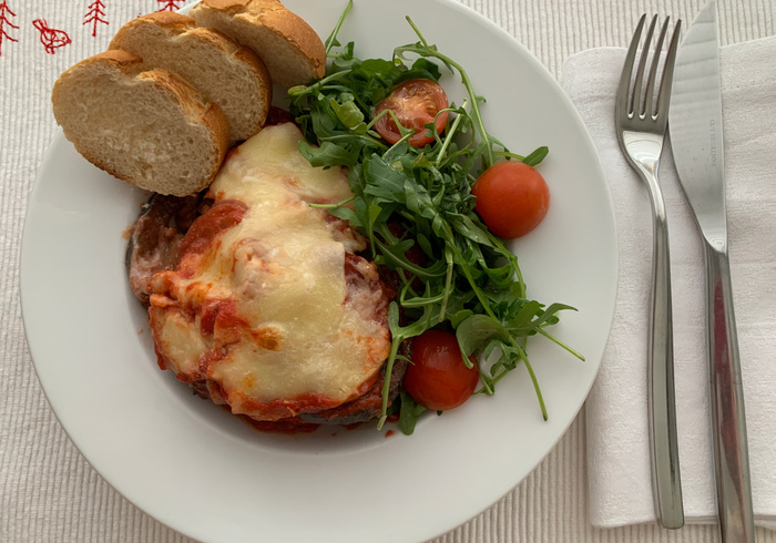 Aubergine parmigiana homepage