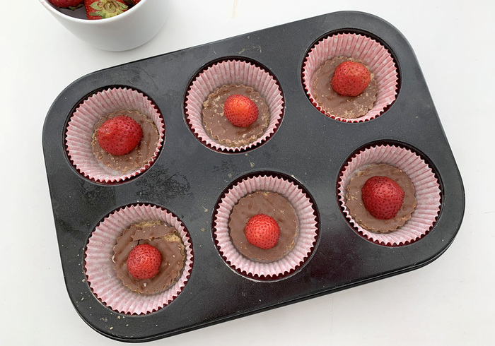 Aardbeien shortcake cupcakes 02