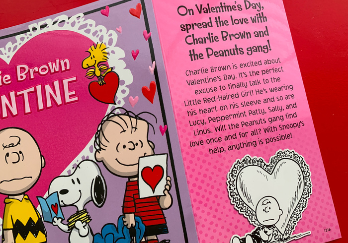 A charlie brown valentine sidepicll
