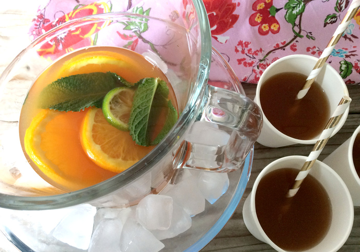 Homemade ice tea home