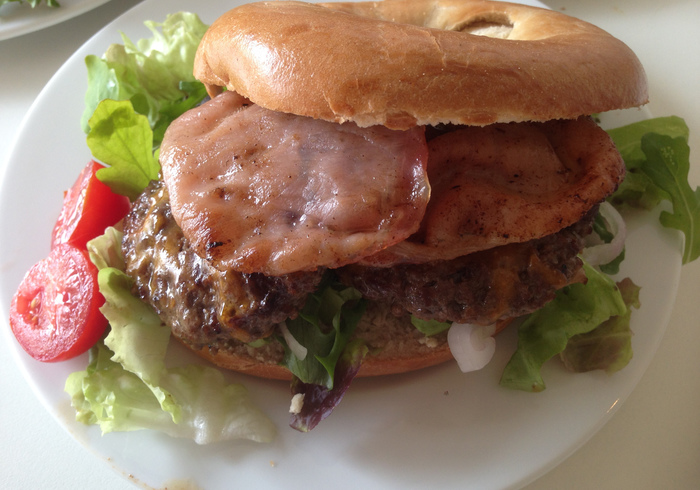 Bacon cheese burgers 14
