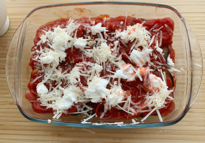 Aubergine parmigiana 16