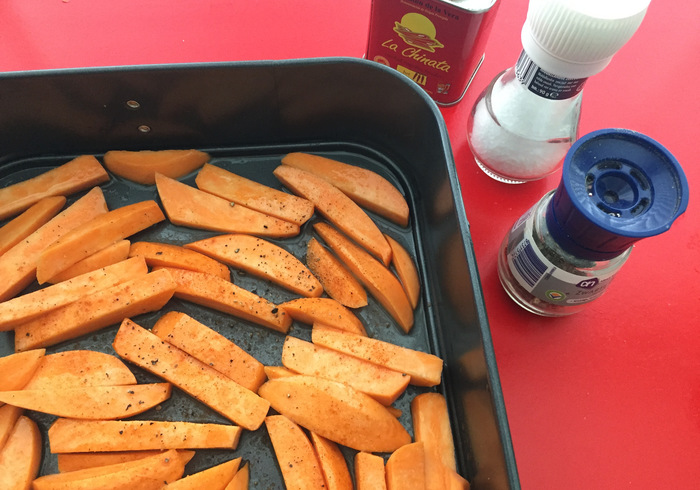 Sweet potato oven chips 06