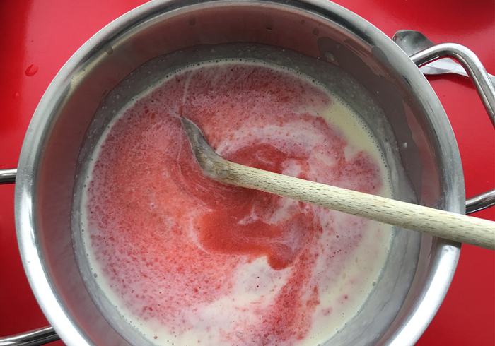 Aardbeien blancmange 06