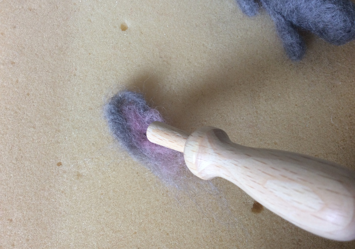 Needle felt bunny 15