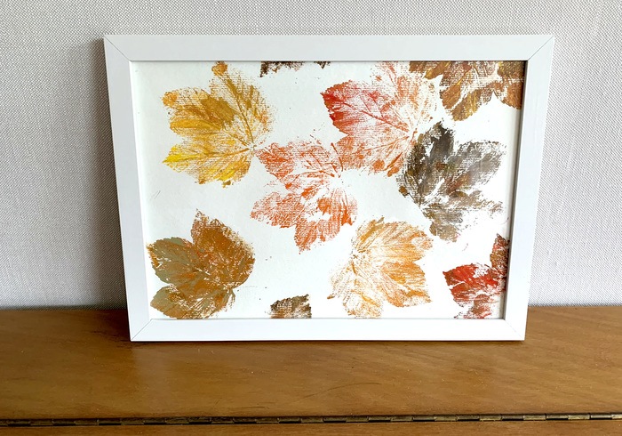 Herfstblaadjes verven home