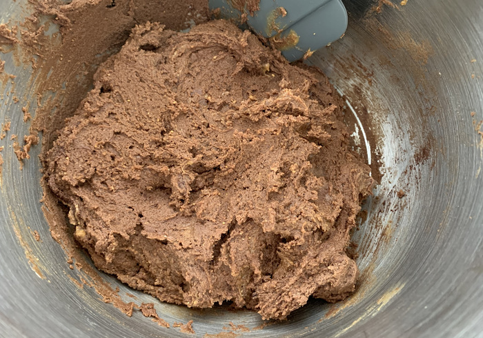 Dubbel choc .pindakaas koekjes 08