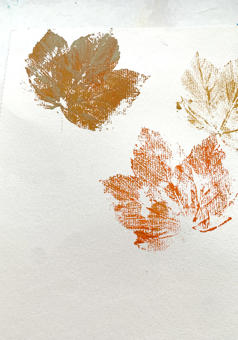 Herfstblaadjes verven 06