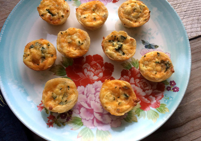 Mini quiches sidepicll