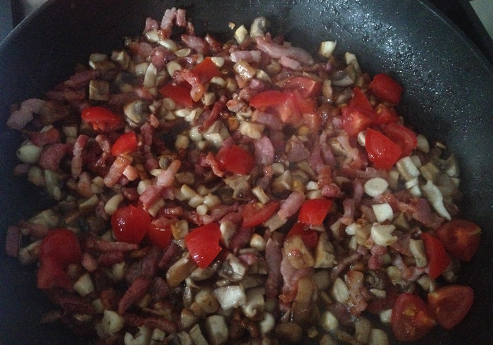 Parmesan mushroom risotto 14