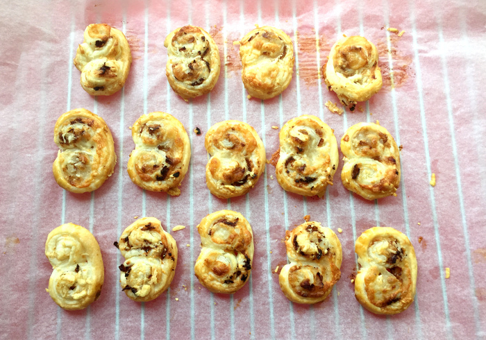 Bacon cheese palmiers 12